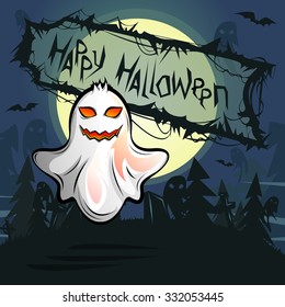 Card for Halloween.