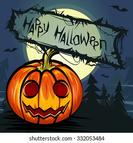 Card for Halloween.
