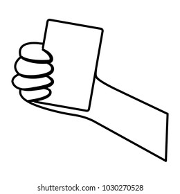 card hand hold icon image 
