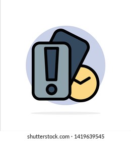 Card, Hand, Holding, Referee Abstract Circle Background Flat color Icon