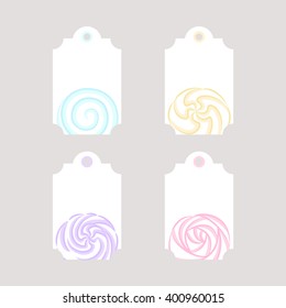 Card hanging with design a sweet whipped creams