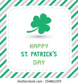 Card for happy Saint Patrick s Day.