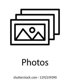 A card having scenes of mountains in it depicting photo gallery 