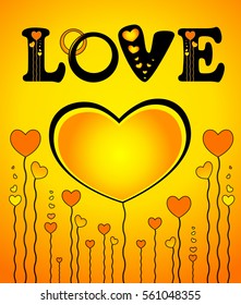 card with heart