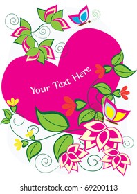 card with heart