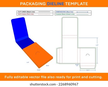 Card Holder Envelope Dieline Template