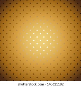 card with holes and back light