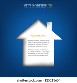 card home paper vector background for message and text design