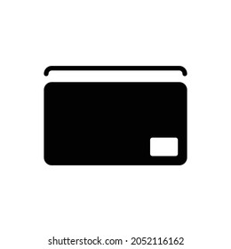 card icon, credit card payment icon vector illustration