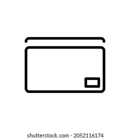 card icon, credit card payment icon vector illustration