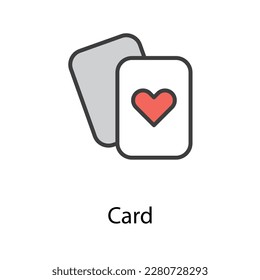 Card icon design stock illustration