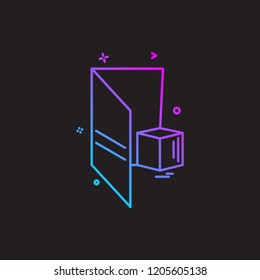 Card icon design vector