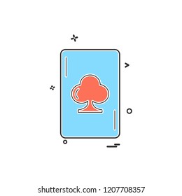 Card icon design vector