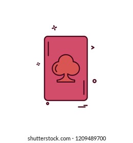 Card icon design vector