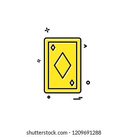 Card icon design vector