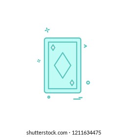 Card icon design vector