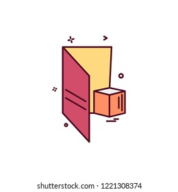 Card icon design vector