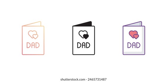 Card icon design with white background stock illustration