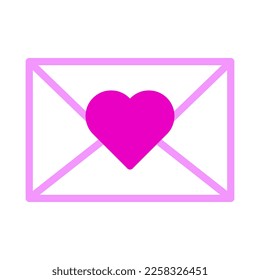 card icon duotone pink style valentine illustration vector element and symbol perfect. Icon sign from modern collection for web.