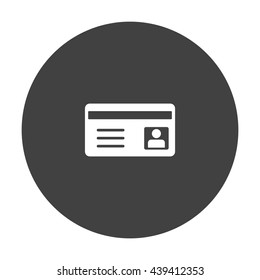 card Icon, flat design style