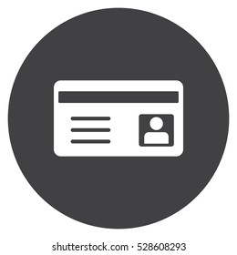 card Icon, flat design style