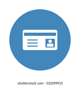 card Icon, flat design style