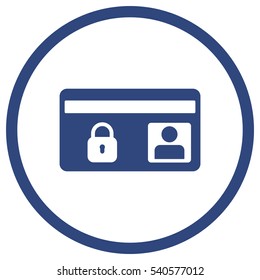 card Icon, flat design style