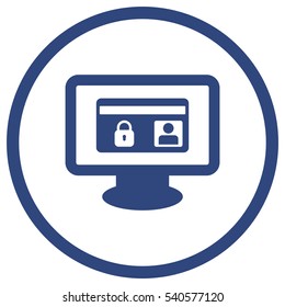 card Icon, flat design style