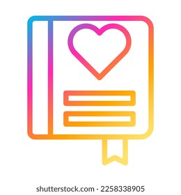 icono de tarjeta gradiente estilo de ilustración valentina elemento vector y símbolo perfecto. Signo de icono de la colección moderna para la web.