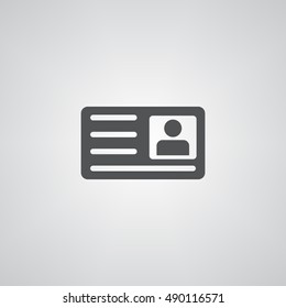 card icon illustration isolated vector sign symbol