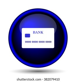 Card icon. Internet button on white background. EPS10 vector
