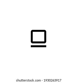 ein Kartensymbol einzeln auf weißem Hintergrund