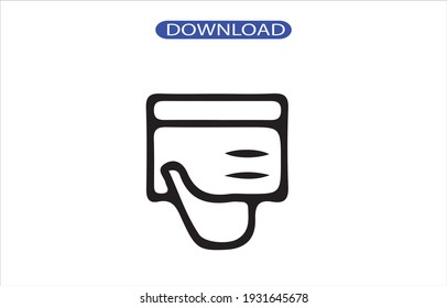Icono de tarjeta o alta resolución de logotipo