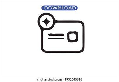 Icono de tarjeta o alta resolución de logotipo