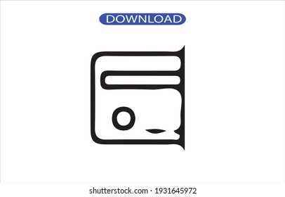 Icono de tarjeta o alta resolución de logotipo
