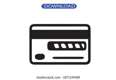 card icon or logo isolated sign symbol vector illustration - high quality black style vector icons.