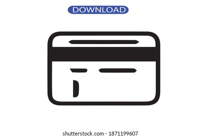 card icon or logo isolated sign symbol vector illustration - high quality black style vector icons.