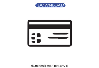 card icon or logo isolated sign symbol vector illustration - high quality black style vector icons.