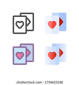 auf weißem Hintergrund isoliertes Kartensymbol für Ihre Website Design, Logo, App, Benutzeroberfläche. Vector Grafik Illustration und bearbeitbarer Strich. EPS 10.