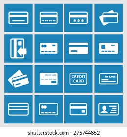 Card icon set