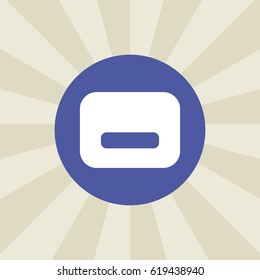 card icon. sign design. background