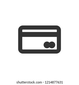 Card icon, vector best flat icon, EPS.