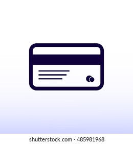 card icon, vector best flat icon EPS