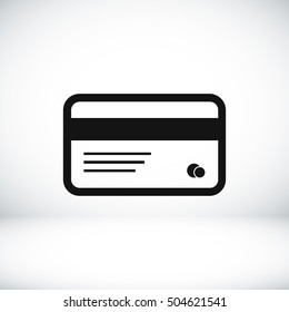 card icon, vector best flat icon EPS