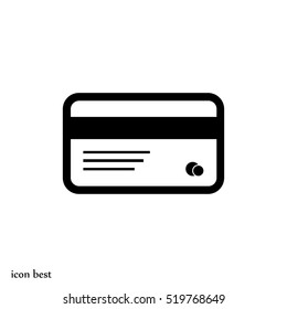 card icon, vector best flat icon EPS