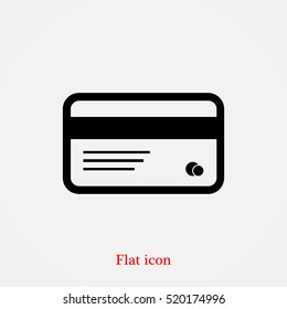 card icon, vector best flat icon EPS