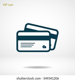 card icon, vector best flat icon, EPS