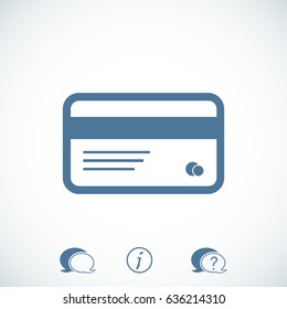 card icon, vector best flat icon EPS