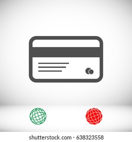 card icon, vector best flat icon EPS