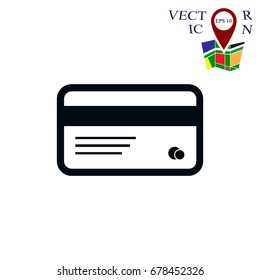 card icon, vector best flat icon EPS
